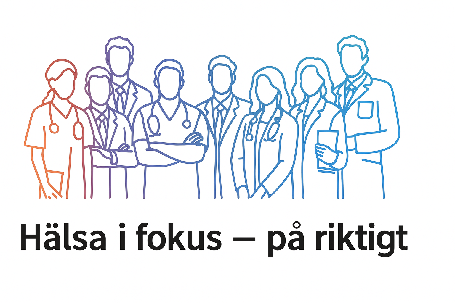 Vårdpersonal och budskapet Hälsa i fokus – på riktigt